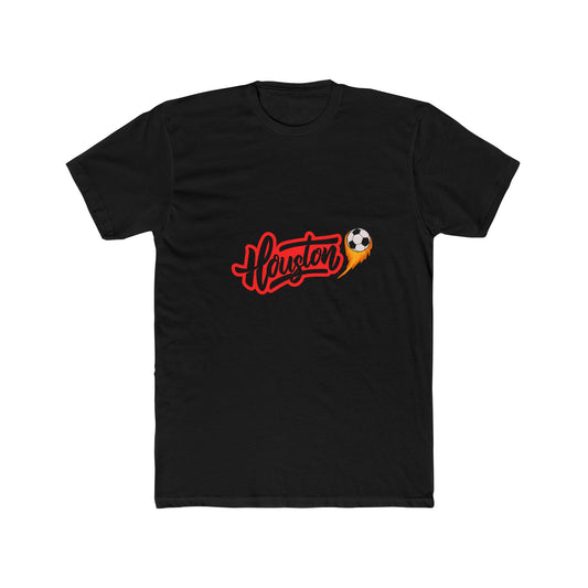 Houston Soccer T‑Shirt — Retro Soccer Heart Logo Tee
