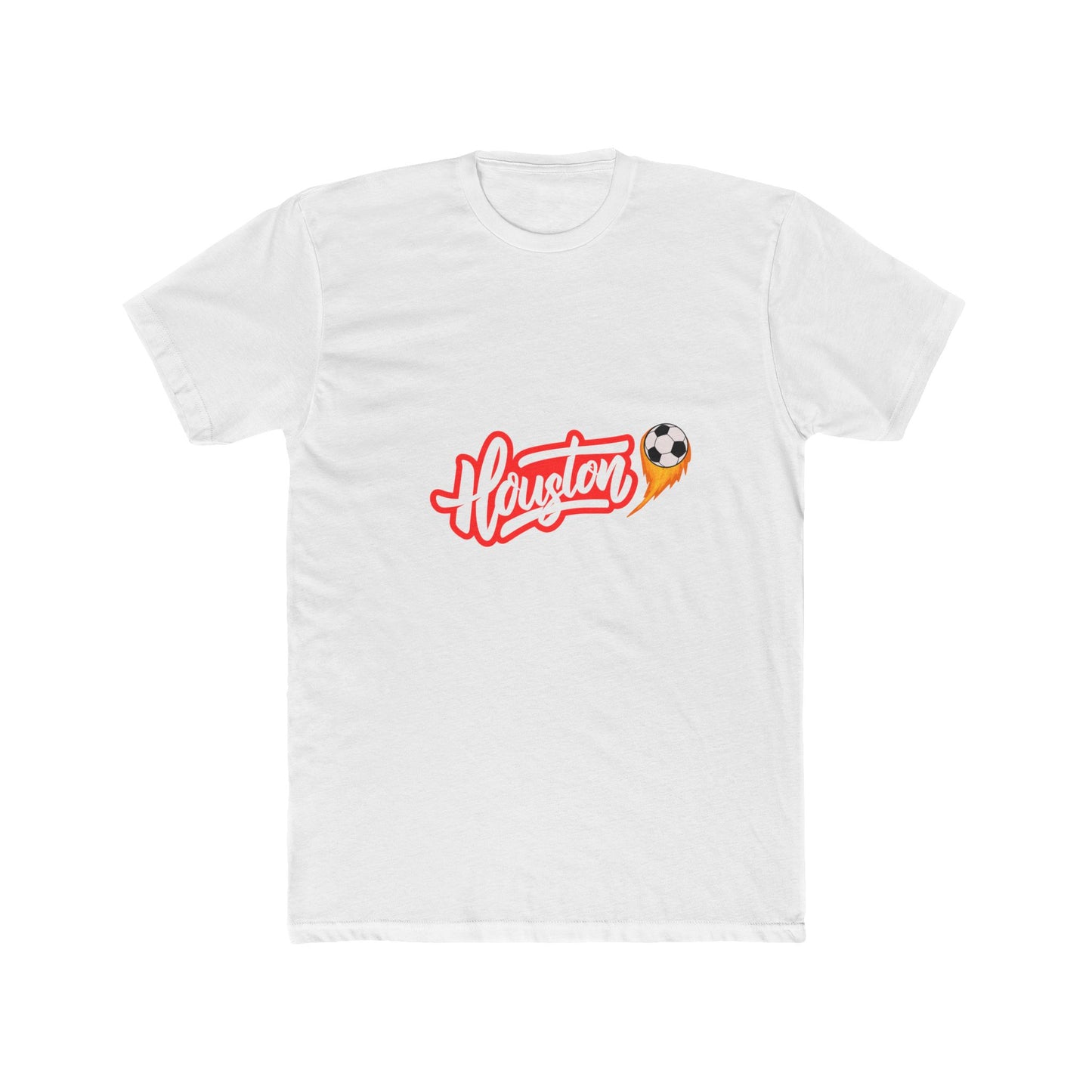 Houston Soccer T‑Shirt — Retro Soccer Heart Logo Tee